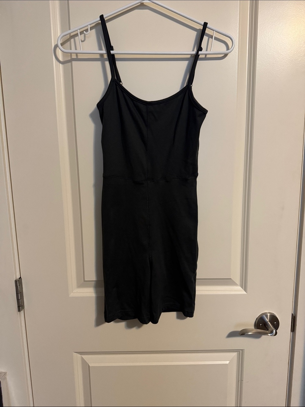 Ardene Black Basic Slim Romper with Spaghetti Straps
